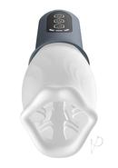 Lux Active First Class Rechargeable Rotating Masturbator Cup - Navy/white